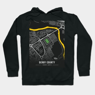 Pride Park Map Design (Black) Hoodie